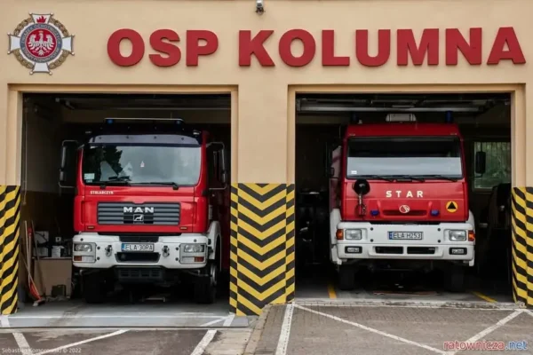 OSP Kolumna i JRG Łask interweniowały przy pomocy PRM