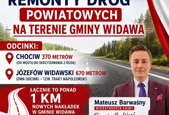 Remont drogi w Chociwiu: 370 metrów nawierzchni do poprawy
