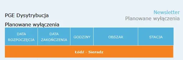 Planowane przerwy w dostawie prądu w gminie Buczek – 24 i 30 lipca