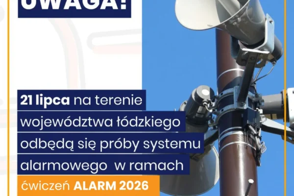 Ogólnopolskie ćwiczenia „Alarm 2026” – 21 lipca w gminie Buczek