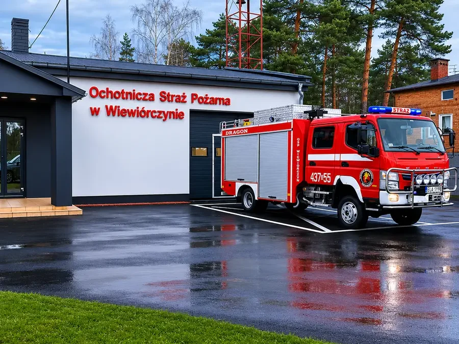 Młodzieżowa Drużyna Pożarnicza w Wiewiórczynie z nowym wyposażeniem dzięki wsparciu samorządu województwa