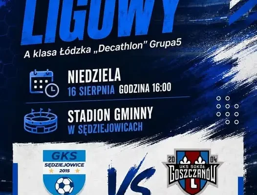 GKS Sędziejowice inauguruje sezon meczem z Sokołem Goszczanów