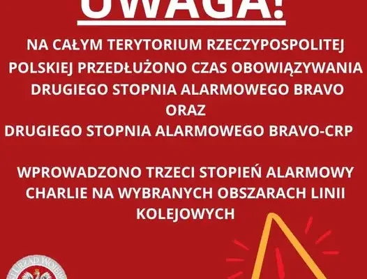 Rząd przedłuża stopnie alarmowe BRAVO i CHARLIE do końca listopada