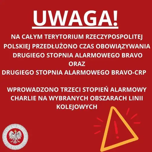 Rząd przedłuża stopnie alarmowe BRAVO i CHARLIE do końca listopada