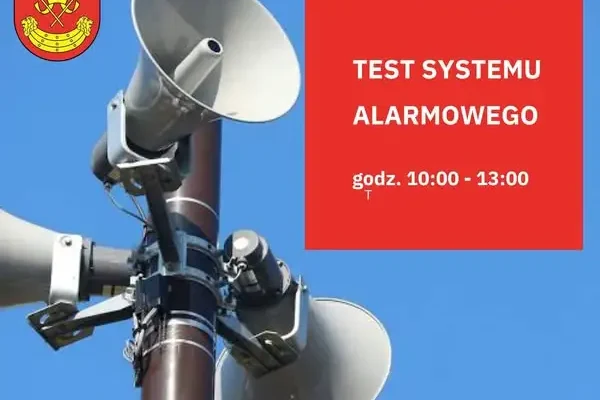 Rutynowy test syren alarmowych w powiecie – 24 sierpnia