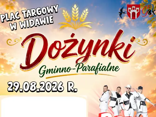 Dożynki Gminno-Parafialne w Widawie – zaproszenie na święto plonów