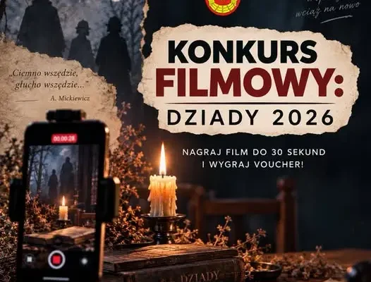 Konkurs filmowy z okazji Narodowego Czytania 2026 w Powiecie Łaskim