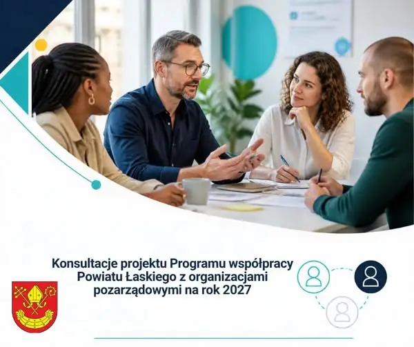 Konsultacje programu współpracy Powiatu Łaskiego z NGO na 2027 rok