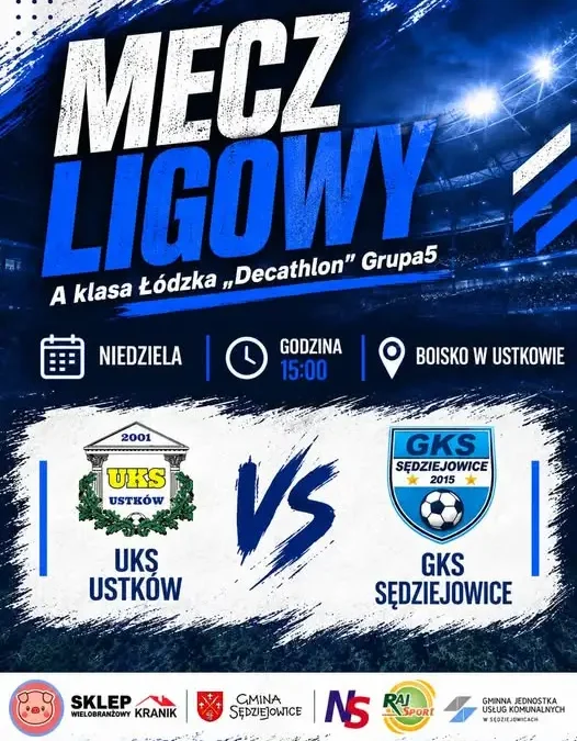 GKS Sędziejowice zagra na wyjeździe z UKS Ustków w niedzielę
