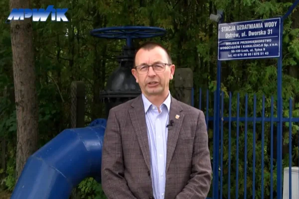 Prezes MPWiK Łask o inwestycjach: konserwacja oczyszczalni, nowa kanalizacja i modernizacja stacji uzdatniania wody
